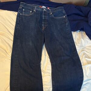 Ed Hardy Dark Blue Relaxed Fit Jeans